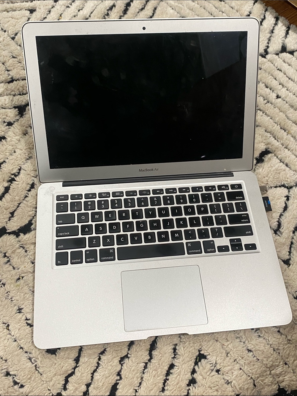 Apple MacBook Air Silver with Black Keyboard